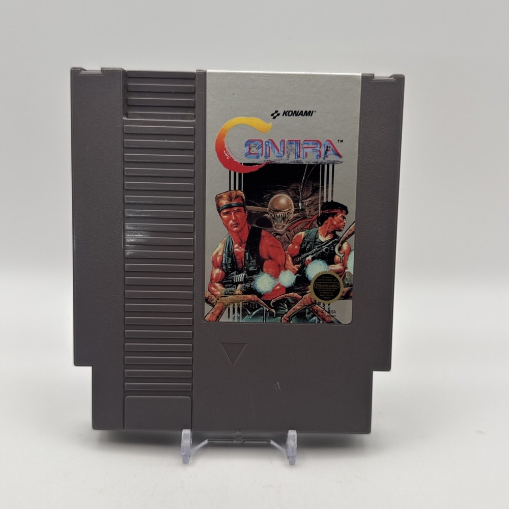 Contra (Nintendo Entertainment System, 1988) Cartridge Only Authentic Clean